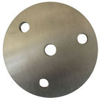 Base rotonda dell'acciaio inossidabile con 3 fori per il supporto di tubo/sostegno