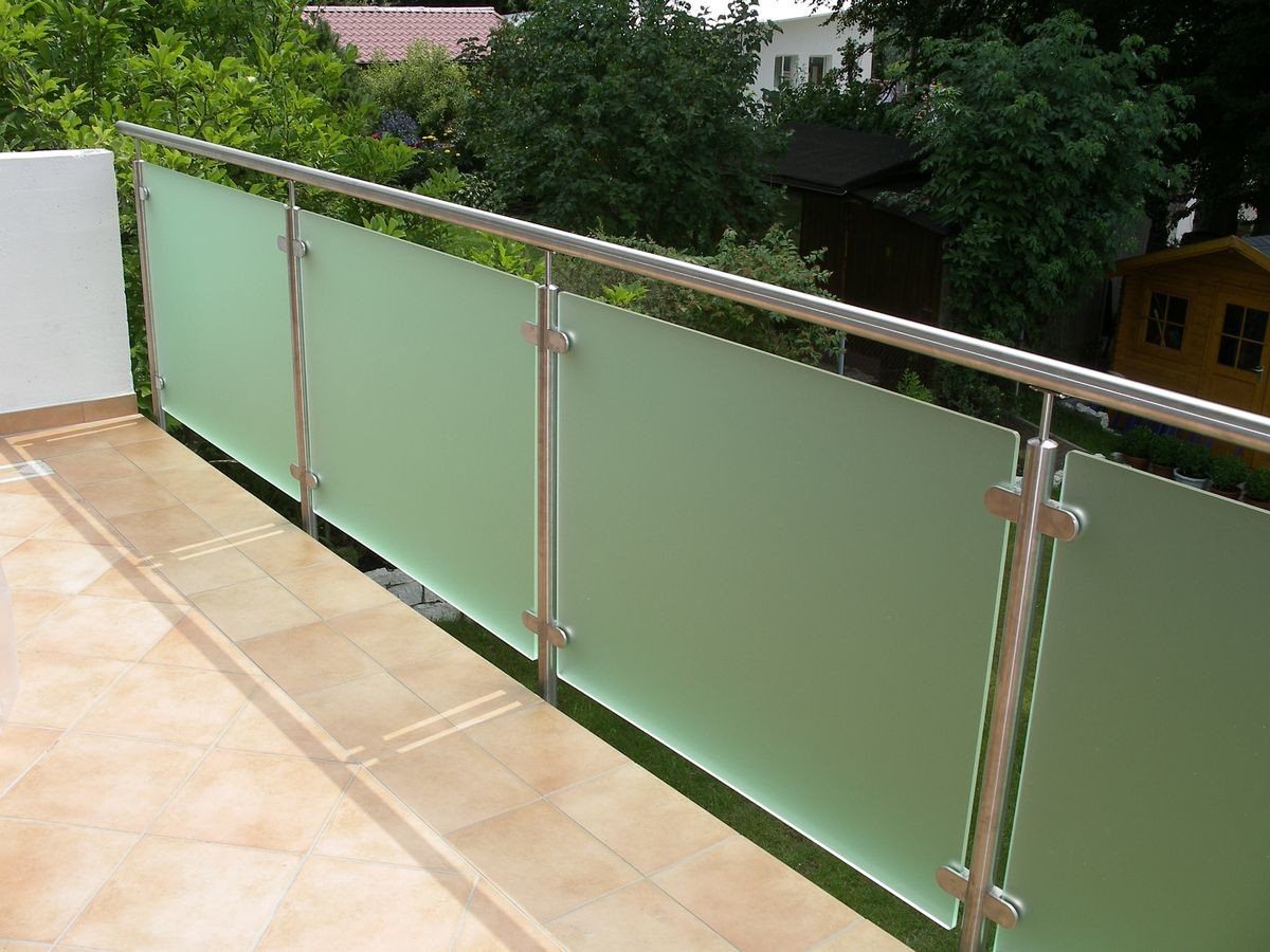 Balaustre di vetro dell'inferriata del balcone di progettazione dell'installazione facile spessore di vetro di 12.76mm - di 6mm