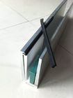 Uso di vetro Frameless del corrimano di Manica di alluminio a forma di U con superficie dipinta