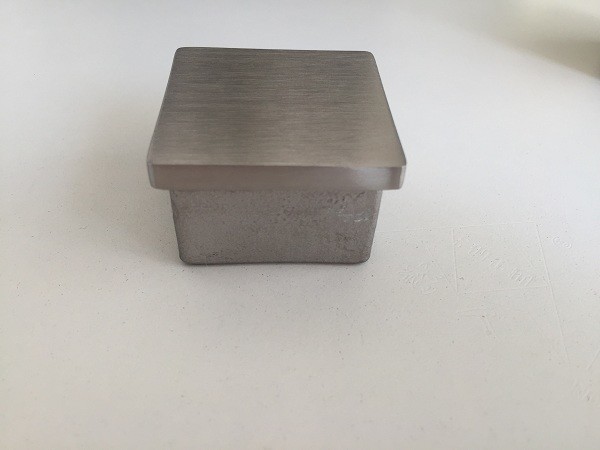 Cappucci protettivi personalizzabili dell'acciaio inossidabile per l'inferriata quadrata dell'acciaio inossidabile